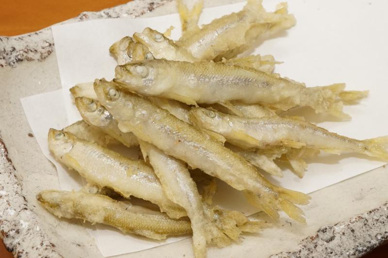 ワカサギ揚げ